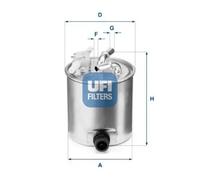 Filtro carburante UFI 55.392.00