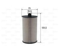VALEO Filtro carburante compatibile con VW 587071