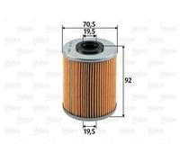 Valeo Filtro carburante 587902 - elevata filtrazione, durevole, applicazione facile e precisa