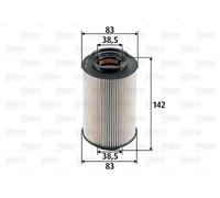 VALEO 587909 Filtro carburante Filtri motore elevati proprietà di filtrazione, durevolezza, applicazione facile e precisa