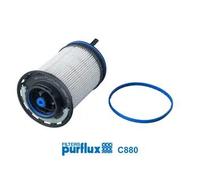 Filtro carburante Cartuccia filtro C880 PURFLUX per VW AUDI BENTLEY
