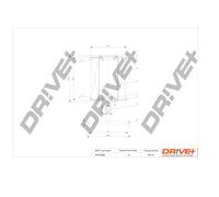 Filtro carburante Cartuccia filtro DP1110.13.0036 Drve+ per CITROËN RENAULT