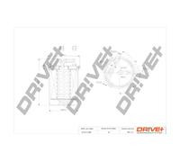 Filtro carburante Cartuccia filtro DP1110.13.0065 Drve+ per VW SEAT SKODA AUDI