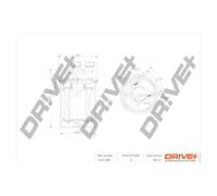 Drve+ Filtro carburante per VAG DP1110.13.0084