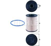 Filtro carburante Cartuccia filtro KX 211D KNECHT per PEUGEOT CITROËN