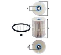 Filtro Carburante Mahle KX 231D per Gmc Opel Saab Vauxhall Chevrolet