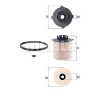 Knecht KX 265D Filtro Motore
