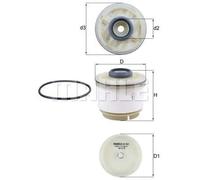 Filtro carburante KNECHT KX 268D