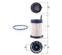 KNECHT KX 494D Filtro carburante per AUDI,VW