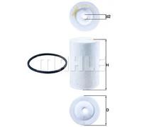 Filtro carburante Cartuccia filtro KX 68D KNECHT per MERCEDES-BENZ SETRA NEOPLAN