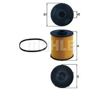 MAHLE ORIGINAL Filtro Carburante KX 70D Filtro Combustibile MERCEDES-BENZ,Classe E Sedan (W210),Classe M (W163),Classe C Sedan (W202),CLK (C209)