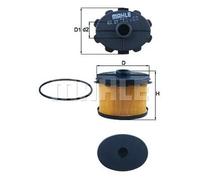 Filtro carburante MAHLE KNECHT KX 84D