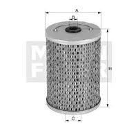 Filtro carburante Cartuccia filtro P 1018/1 MANN-FILTER