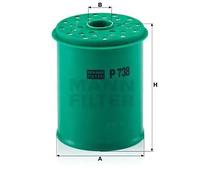 Filtro carburante MANN-FILTER P 738 x