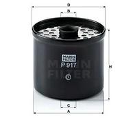 MANN-FILTER P 917 x Filtro carburante Filtro combustibile per VW GOLF I (17)