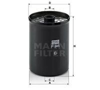 Filtro carburante Cartuccia filtro P 945 x MANN-FILTER per FORD RENAULT CITROËN