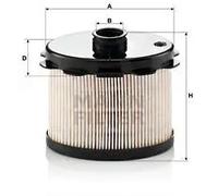 Filtro carburante Cartuccia filtro PU 1021 x MANN-FILTER per CITROËN TOYOTA FIAT