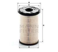 Filtro carburante Cartuccia filtro PU 7002 x MANN-FILTER per FORD FOCUS II S-MAX