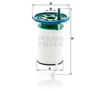 Filtro carburante Cartuccia filtro PU 7015 MANN-FILTER per PEUGEOT CITROËN
