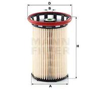 Filtro carburante Cartuccia filtro PU 8007 MANN-FILTER per PORSCHE VW