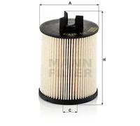 Filtro carburante Cartuccia filtro PU 819/3 x MANN-FILTER per AUDI A2