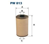 Filtro carburante Cartuccia filtro PW 813 FILTRON per MERCEDES-BENZ SETRA STEYR