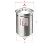 Filtro carburante Cartuccia filtro S 1502 B SOFIMA per FORD AUDI VW PEUGEOT SAAB