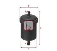 Filtro carburante Cartuccia filtro S 3900 B SOFIMA per FIAT LANCIA AUTOBIANCHI