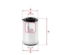 Filtro carburante Cartuccia filtro S 3H2O NE SOFIMA per PEUGEOT CITROËN