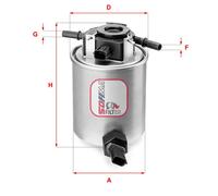 Filtro carburante SOFIMA S 4020 NR