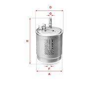 Filtro carburante SOFIMA S 4129 NR