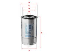 Filtro carburante SOFIMA S 4H2O NR
