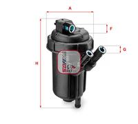 Filtro carburante Cartuccia filtro S 5116 GC SOFIMA per OPEL SUZUKI