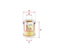 Filtro carburante Cartuccia filtro S 6008 G SOFIMA per FIAT ALFA ROMEO LANCIA