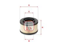 Filtro carburante Cartuccia filtro S 6013 NE SOFIMA per CHRYSLER DODGE