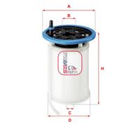 Filtro carburante Cartuccia filtro S 6079 NE SOFIMA per FIAT TIPO Hatchback