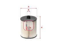Filtro carburante Cartuccia filtro S 6123 NE SOFIMA per CITROËN PEUGEOT