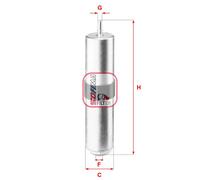 Filtro carburante Cartuccia filtro S 9261 B SOFIMA per MINI BMW