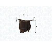 Magneti Marelli Filtro carburante 153071760720 per NISSAN JUKE 1.5 dCi con attacco sensore acqua