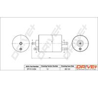 Filtro carburante con regolatore pressione integrato DP1110.13.0254 Drve+