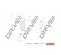 Filtro carburante con riscaldamento filtro DP1110.13.0047 Drve+ per VW SEAT