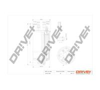 Filtro carburante con riscaldamento filtro DP1110.13.0071 Drve+ per FIAT FORD