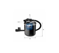Filtro Carburante Diesel UFI24.149.00 Originale UFI