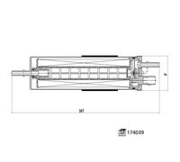 Filtro carburante FEBI BILSTEIN 174039