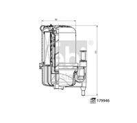 Filtro carburante FEBI BILSTEIN 179946