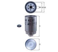 Filtro Carburante Filtro A Vite 86,5mm MAHLE Per FIAT DUCATO