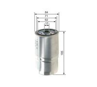 FILTRO CARBURANTE gasolio BOSCH alfa 156/fiat punto/marea/lancia lybra jtd