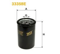 Filtro carburante Filtro ad avvitamento 33358E WIX FILTERS per RENAULT TRUCKS
