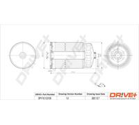 Filtro carburante Filtro ad avvitamento DP1110.13.0135 Drve+ per KIA HYUNDAI