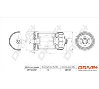 Filtro carburante Filtro ad avvitamento DP1110.13.0137 Drve+ per KIA HYUNDAI